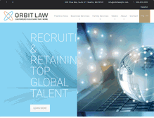 Tablet Screenshot of orbitlawpllc.com